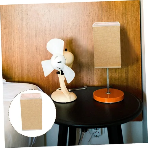 Vista 6 de DOITOOL Lámpara de mesa, pantalla de lámpara colgante, pantalla vintage para lámparas de pie, pantallas de lámpara pequeñas para lámparas de mesa