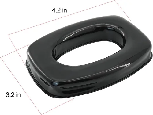 Vista 2 de Almohadillas de gel compatibles con Howard Leight de Honeywell, Impact Sport, Pro, Sync, serie de orejeras de protección auditiva, repuesto