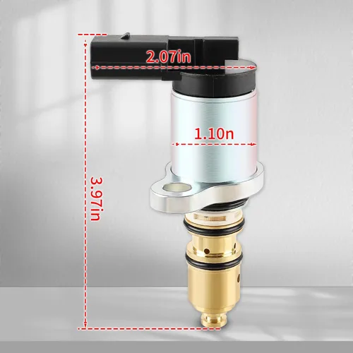 Vista 2 de AUTOKAY 1K820859F válvula solenoide de control del compresor de CA se ajusta para VW Audi Volkswagen Sanden PXE13