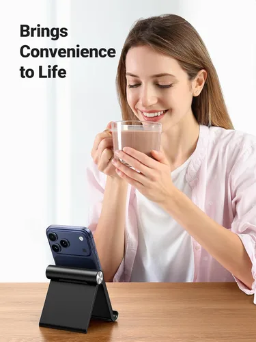 Vista 9 de UGREEN Soporte de teléfono celular para escritorio ajustable compatible con iPhone 13 12 Pro Max 11 SE XS XR 8 Plus 6 7 Galaxy Note20 S20 S10 S9 S8