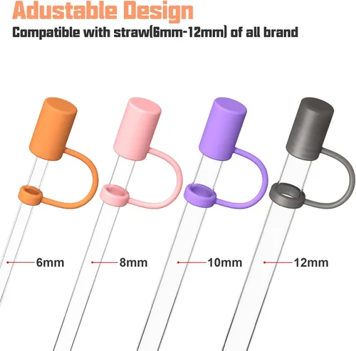 Vista 61 de Funda de popote ajustable para Stanley, Simple Modern, Yeti Owala Hydro Flask Reduce Maars Meoky MaxBase Beast Copa Hydrapeak, todas las marcas