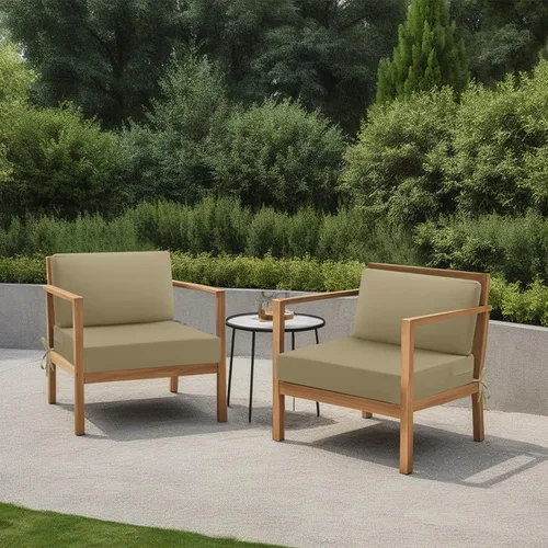 Vista 37 de idee-home Cojines impermeables para asiento de exteriores, para muebles de patio, cojines de repuesto para asiento profundo Hampton Bay