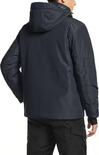 Vista 2 de TSLA Men's Winter Ski Jacket, Waterproof Warm Insulated Snow Coats, Cold Weather Windproof Snowboard Jacket with Hood