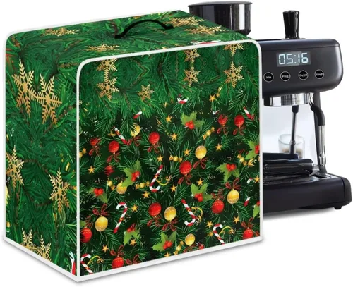 Vista 11 de Cubierta antipolvo para máquina de café con girasol, cubierta antipolvo para cafetera, funda para licuadora, cubierta de tela para batidora de pie