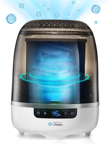 Purificador de aire y humidificador combinado, purificador de aire para dormitorio del hogar, ácido hipocloroso elimina bacterias, virus, moho,