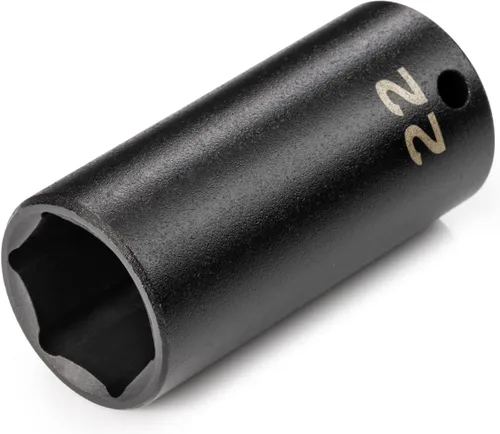 Vista 102 de TEKTON Zócalo de impacto de 6 puntos semiprofundo de 3/8 pulgadas x 1 pulgada SID14025