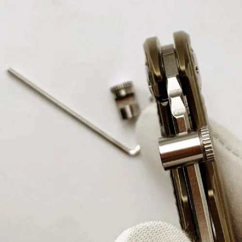 Vista 5 de edcfans Paquete de 3 piezas de repuesto para cuchillo Buck 110 con llave hexagonal (negro, plateado, latón)