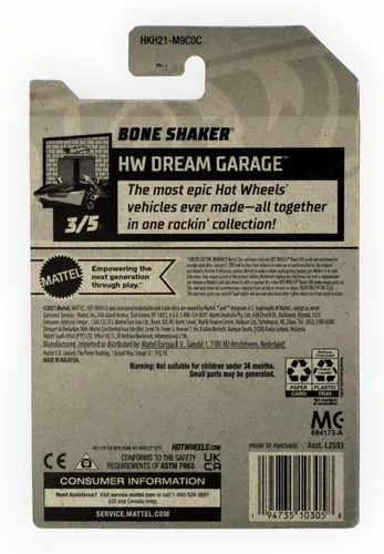 Vista 2 de Hot Wheels Coctelera de huesos, HW Dream Garage 3/5