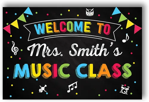 Vista 8 de Anna Flora Cartel de bienvenida a la clase de matemáticas, decoración personalizada para profesores para aula, impresiones escolares, letrero