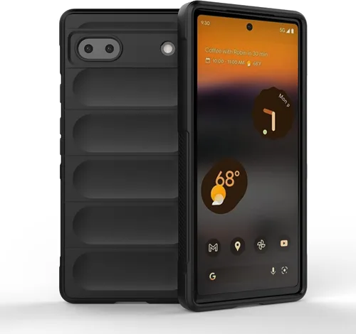 Funda para Google Pixel 6a Caso, TPU Funda suave para teléfono móvil para Google Pixel 6a 5G G1AZG GX7AS GB62Z GB17L Funda Negro