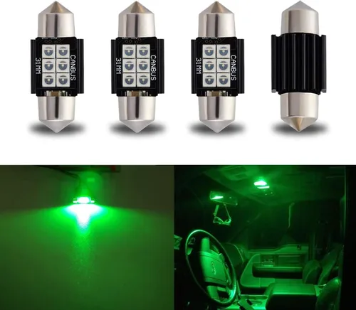 Vista 14 de iBrightstar DE3175 DE3021 Festoon de 9-30 V - Focos LED de 1.25 pulgadas (31 mm) extremadamente brillantes y sin errores para luces