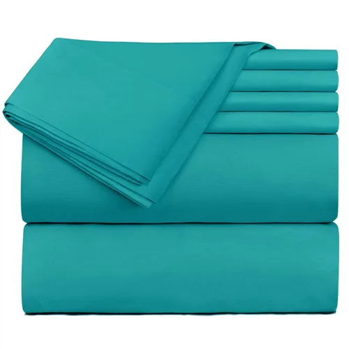 Vista 43 de Hearth & Harbor Sábanas de bolsillo extra profundas, se adapta a colchones de 18 a 24 pulgadas de profundidad, juego de sábanas de bolsillo extra