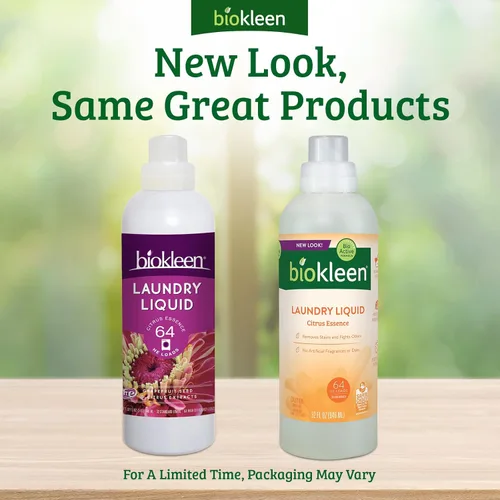 Vista 7 de Biokleen Detergente líquido para ropa, 64 cargas HE, concentrado, ecológico, no tóxico, a base de plantas, sin fragancia ni conservantes
