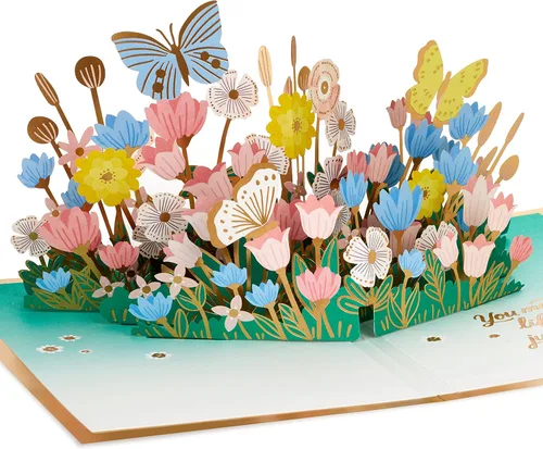 Hallmark Signature Paper Wonder - Tarjeta desplegable para el día de la madre (Thankful for You) para Pascua, amistad, agradecimiento