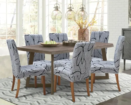 Vista 96 de SPRINGRICO Juego de 4 fundas para sillas de comedor, fundas elásticas para sillas de comedor, de elastano lavables, fundas para sillas Parsons