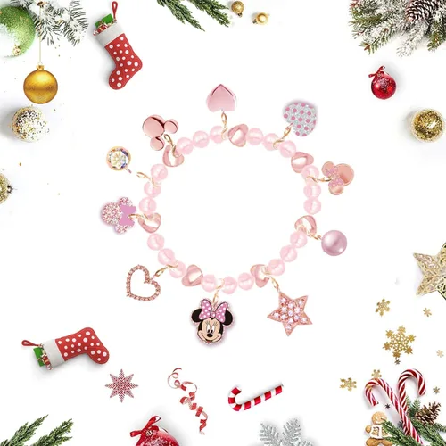 Vista 3 de Calendario de Adviento 2021 para niñas con 24 regalos únicos, pulsera de dijes, collar, aretes, accesorios para el cabello, calendarios de cuenta