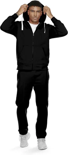 Vista 2 de Bellnorth Conjunto deportivo de 2 piezas para hombre, traje deportivo casual