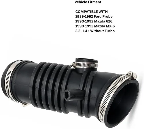 Vista 2 de Reemplazo de la sonda de manguera de entrada de aire del motor 696-201 no OEM compatible con 1992-89, Mazda 626 1992-90, Mazda MX-6 1992-90