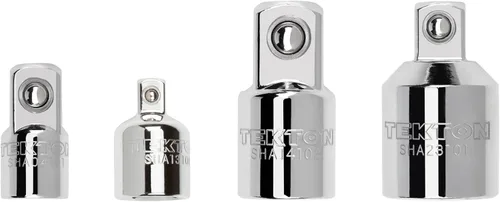 Vista 4 de TEKTON Juego de adaptador/reductor de unidad de 1/4, 3/8, 1/2 pulgada (4 piezas) SHA99017