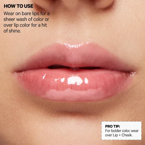 Vista 6 de Milk Makeup KUSH Sheer Hydrating Lip Oil Dragón Verde - Transparente