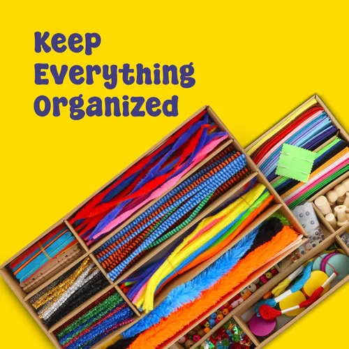 Vista 5 de Kit de Arte y Manualidades de Kid Made Modern – Un DIY de 1.7 kg de Suministros y Materiales de Manualidades para Proyectos Artísticos Creativos