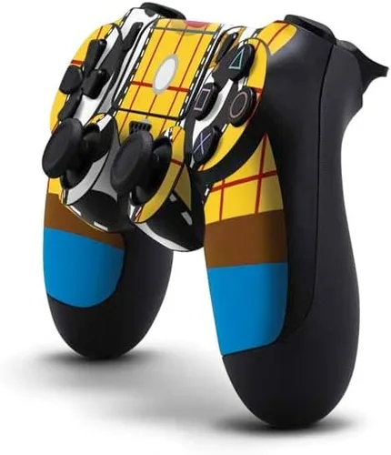 Vista 23 de Skinit Calcomanía para juegos compatible con PS4 Pro/Slim Controller, diseño oficial de Disney Toy Story Alien Collage