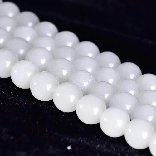 Vista 20 de 6mm Cuentas Redondas de Granate para Hacer Joyería DIY, Poder Curativo de Cristal, Piedras Preciosas Sueltas para Hacer Pulseras y Collares, Hilo