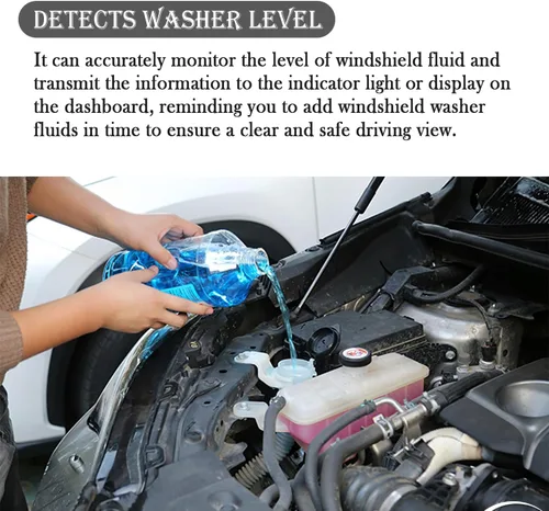 Vista 6 de Sensor de líquido para limpiaparabrisas de automóvil, sensor de líquido para limpiaparabrisas compatible con Nissan 350Z 370Z GT-R Quest Maxima