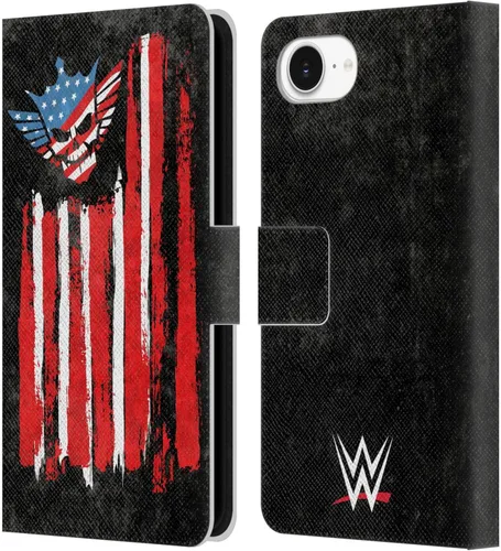 Vista 42 de Head Case Designs Officially Licensed WWE American Nightmare Flag Cody Rhodes Leather Wallet Case Compatible with Apple iPhone 7 Plus/iPhone 8 Plus