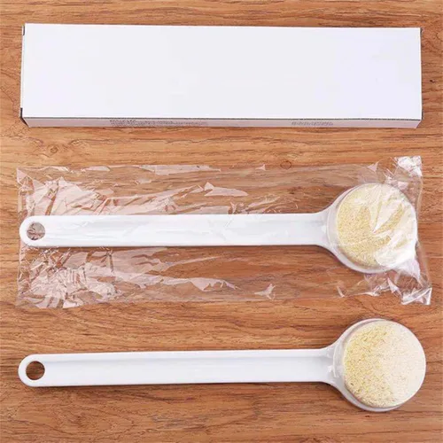 Vista 6 de Cepillo corporal de baño para ducha, cepillo de ducha húmedo con mango largo antideslizante, exfoliante corporal para la espalda, cerdas más suaves