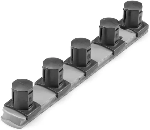 Vista 7 de TEKTON Unidad de 3/4 pulgadas x riel de enchufe de 13 pulgadas, 8 clips (negro) OSR32208 Fabricado en Estados Unidos