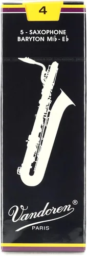 Vista 7 de Vandoren lengüetas tradicionales para saxo barítono, resistencia 2, caja de 5 unidades, 3
