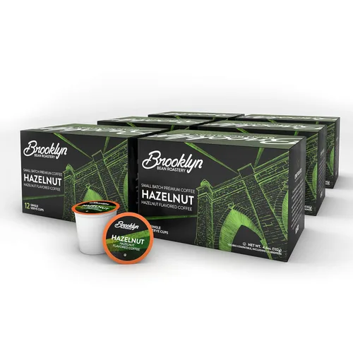 Vista 8 de Brooklyn Beans - Cápsulas de café gourmet de tostado ligero, compatibles con 2.0 cápsulas de café Keurig, 72