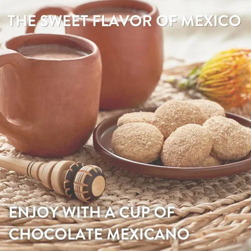 Vista 4 de Galletas de canela, 6 onzas (paquete de 3), galletas mexicanas de mantequilla ligeramente espolvoreadas con canela y azúcar por La Monarca Bakery