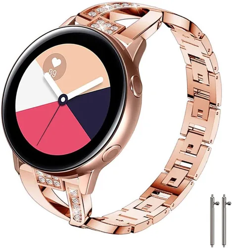 Correa compatible con Samsung Galaxy Watch 7/6/5/4/Active 2 Watch de 1.575 pulgadas, 1.732 pulgadas, Watch 4 Classic Band 1.811 in 1.654 in / Galaxy