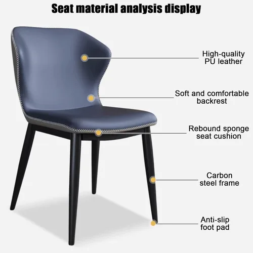 Vista 5 de YVYKFZD 5 Piece Kitchen Dining Table Set, Office Reception Room Club Table and Chair Set, Small Round Conference Table, Simple Coffee Table Gray