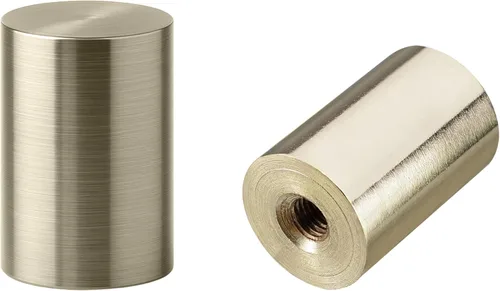 Vista 11 de Aspen Creative 24019-41, Cilindro para pantalla de lámpara, acero en acabado de latón antiguo, 1-1/4" altura