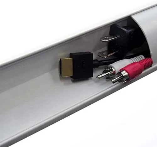 Vista 6 de Electriduct Canaleta de cable de conducto de esquina pequeña (Serie 1075), 5 pies, color beige