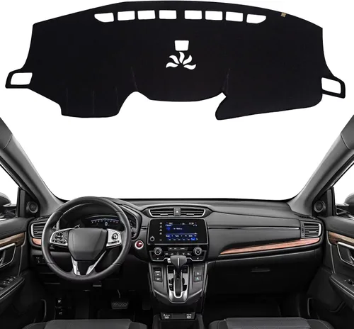 Vista 22 de KEYOOG Cubierta de tablero para Ho-nda Civic 2011-2006 (para conducción a la izquierda), alfombrilla antirreflejos, protector solar antideslizante