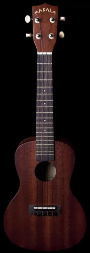 Vista 2 de Kala Brand Music Co., Ukelele de 4 cuerdas, natural, concierto (MK-C/paquete)