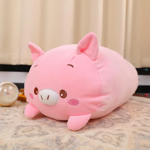 Vista 22 de TemBe 23.6 inch Cute Large Cat Plush Stuffed Animal Pillow, Very Soft Squish Mellow Hugging Toy Gifts for Bedding, Kids Sleeping Cute Pillow