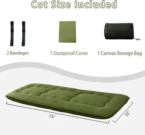 Vista 157 de Colchón futón japonés de piso gris constelación, de piso tatami, portátil, para acampar, para niños, sofá cama plegable enrollable con protector