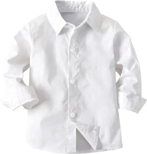 Vista 2 de IDOPIP Traje de 1 Navidad para niños pequeños, camisa de caballero a rayas con corbatín + pantalones largos con tirantes