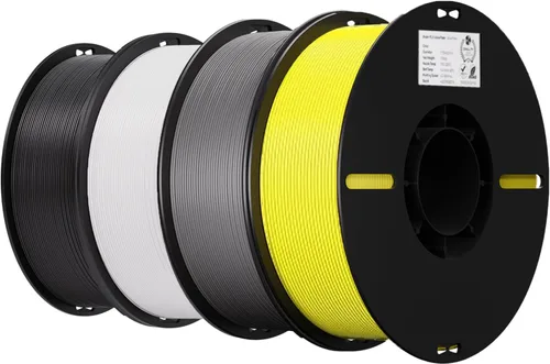 Vista 48 de Creality Filamento para impresora 3D de 1.75 mm, filamento Ender PLA+ de resistencia y durabilidad, sin enredos, embalaje al vacío, filamento