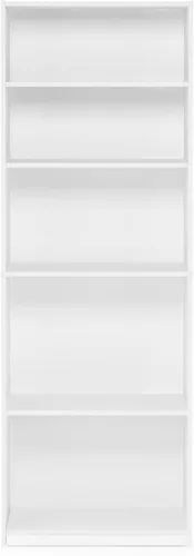 Vista 79 de Furinno Jaya Simply Home Librería abierta de 6 niveles, roble francés