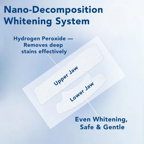 Vista 6 de Kit de limpieza y blanqueamiento dental para uso personal, herramientas profesionales de dientes de acero inoxidable con raspador de placa y tiras
