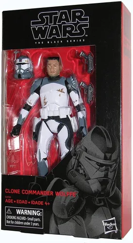Vista 3 de Star Wars The Clone Wars Black Series Clone Commander Wolffe Action Figure [6 Inch]