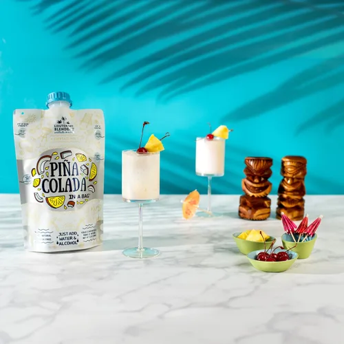 Vista 9 de Lt. Blender's, Pina Colada in a Bag - Bolsa de 1/2 galón, mezcla para hacer bebida de piña colada (paquete de 4)