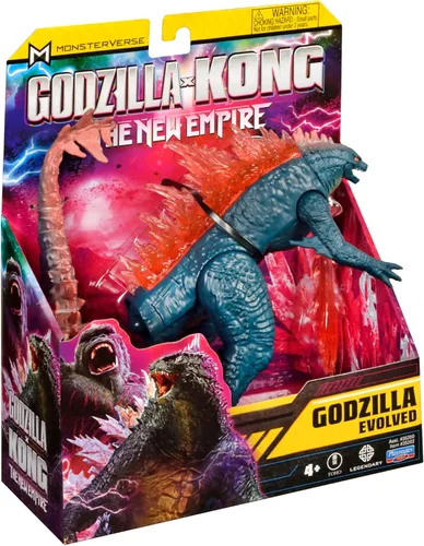 Vista 4 de Godzilla x Kong 6" Godzilla Evolved (con Rayo Térmico) de Playmates Toys