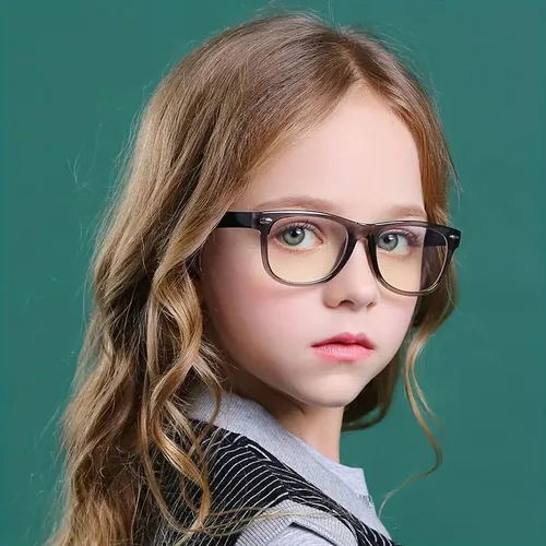 Vista 2 de Boolavard Gafas de nerd Gafas de moda falsas para niños Gafas de disfraz para Halloween o cosplay de 4 a 12 años